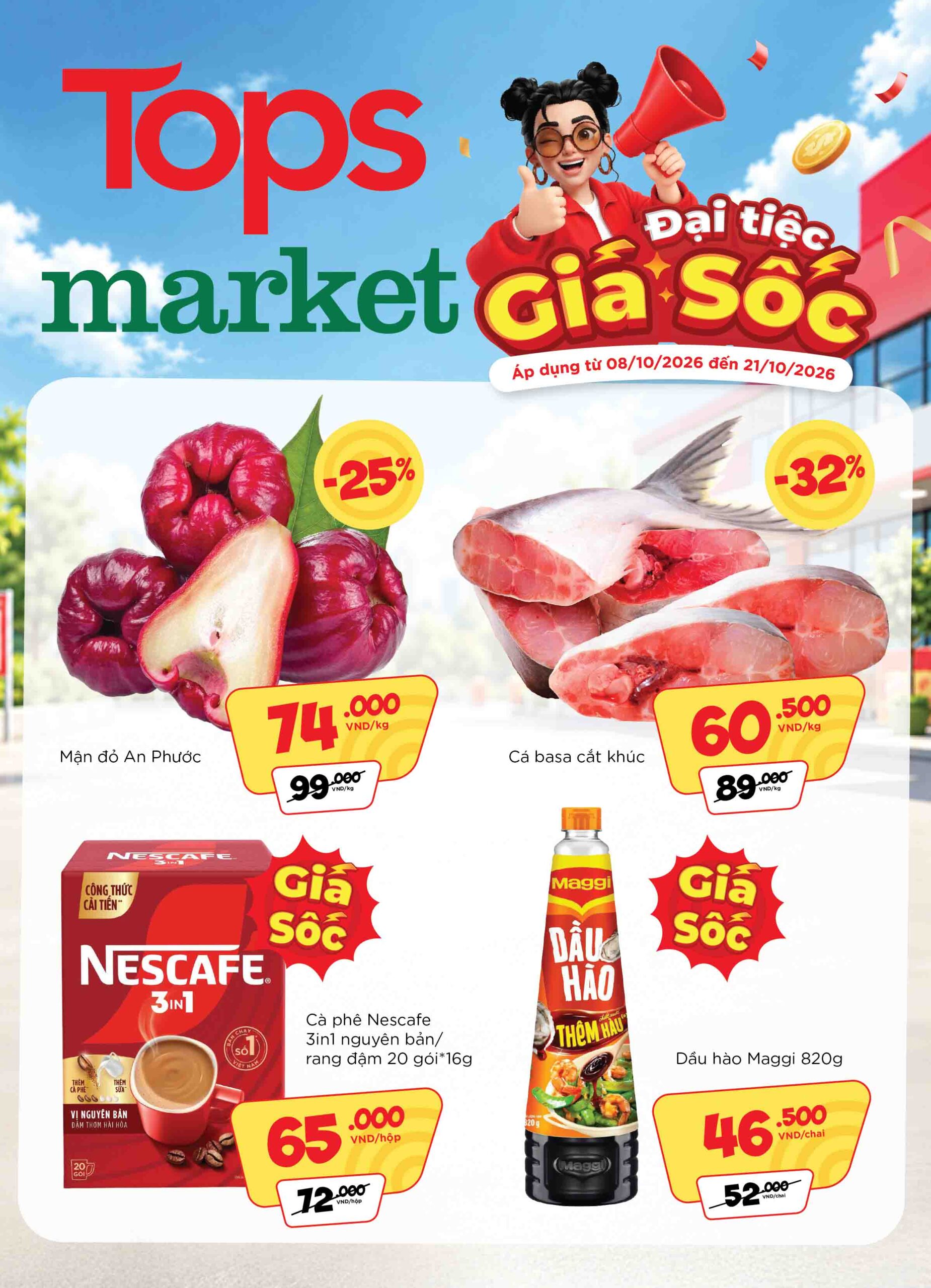 Tops Market - ĐẠI TIỆC GIÁ SỐC – HN
